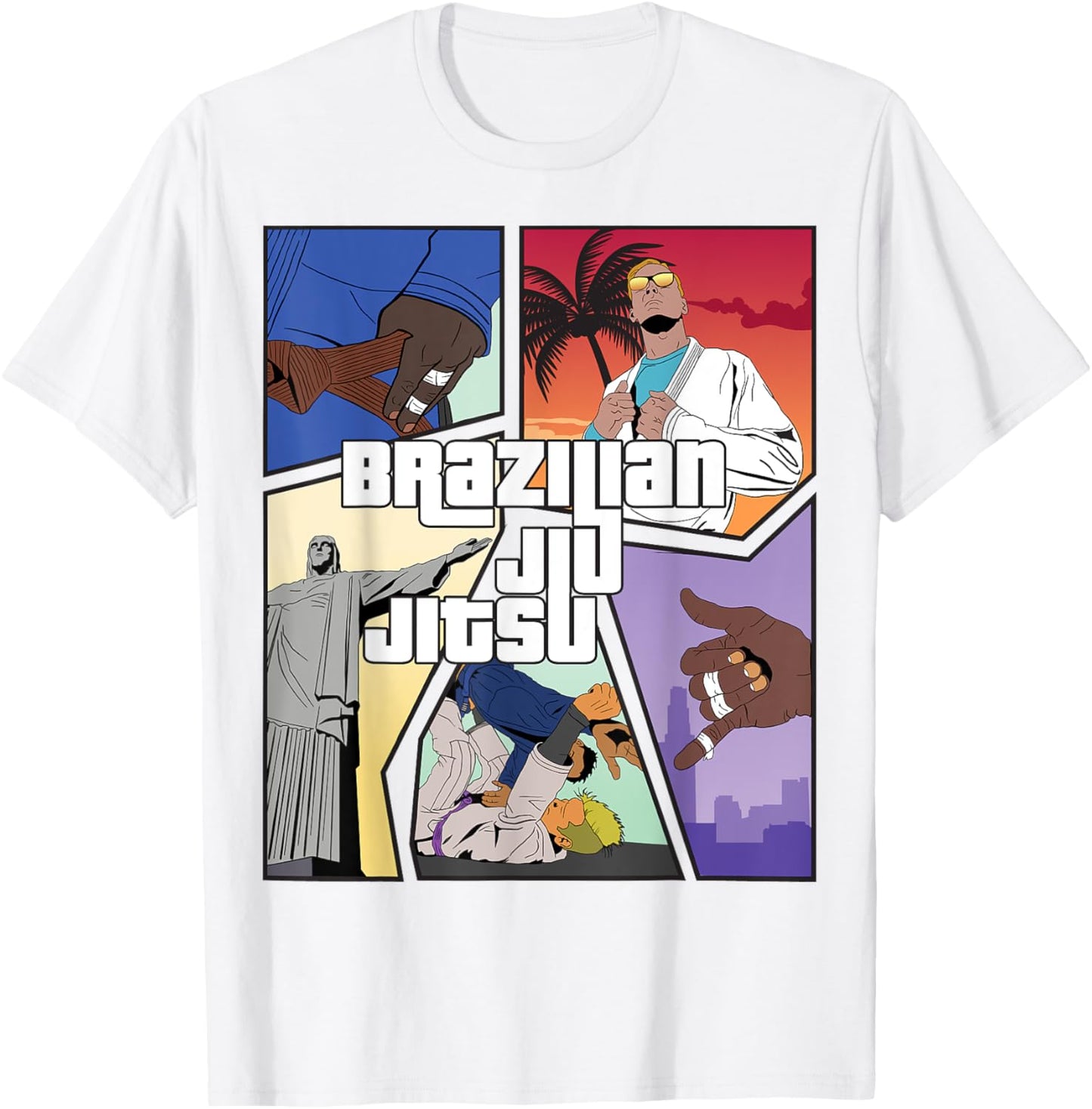 GTA Style Brazilian Jiu Jitsu T-Shirt - MADE TO ORDER 2 WEEK DISPATCH