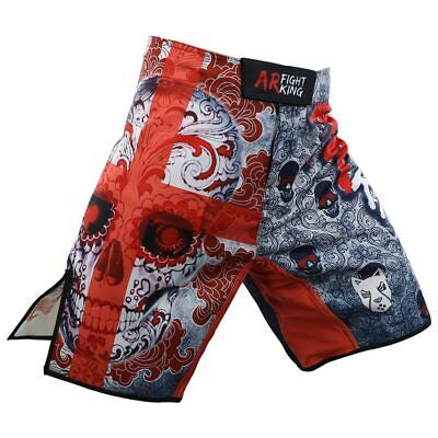 Red Cross Skull Premium MMA Grappling Shorts - MADE TO ORDER 2 WEEK DISPATCH