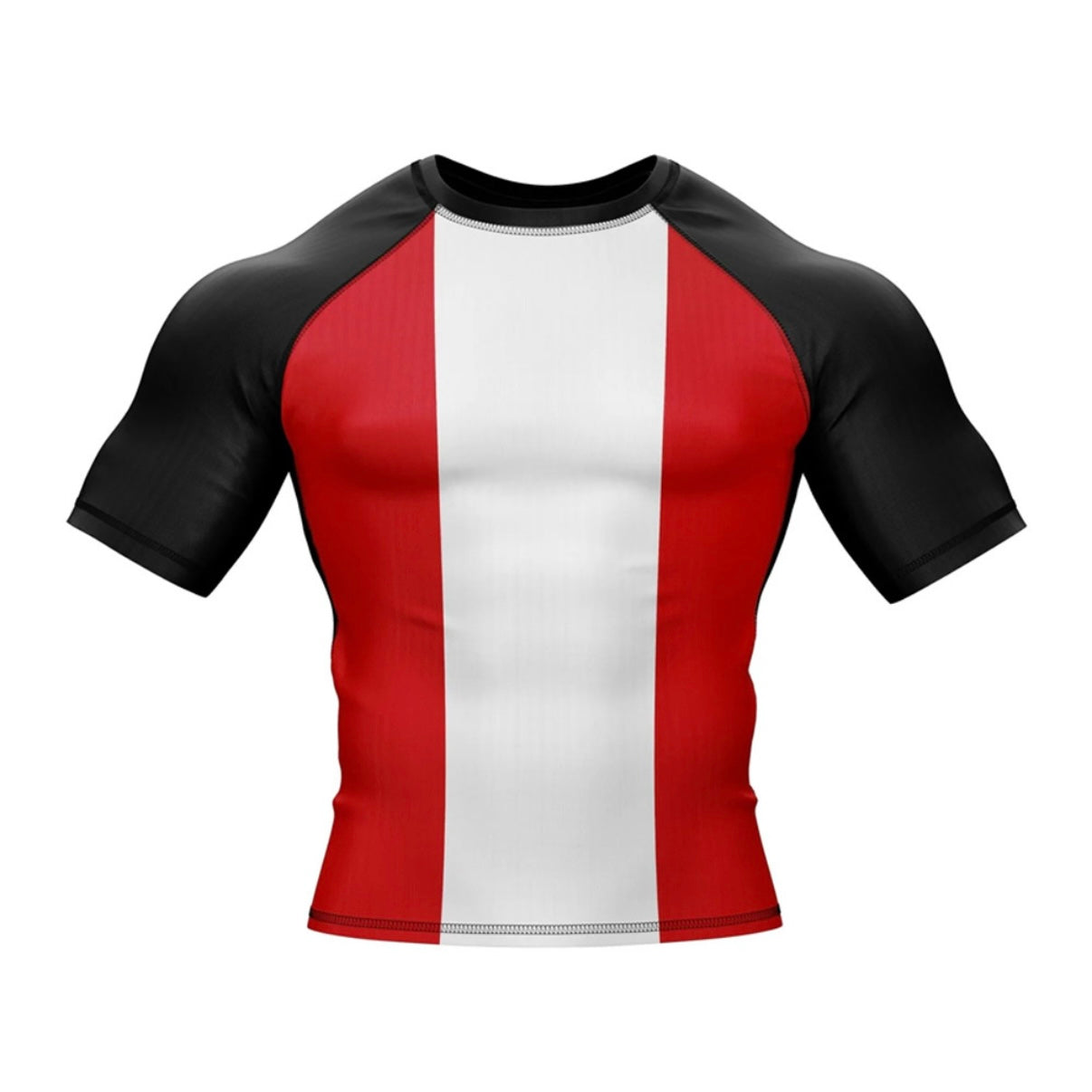 Peru Premium Rash Guard - LONG OR SHORT SLEEVE - MADE TO ORDER 2 WEEK DISPATCH