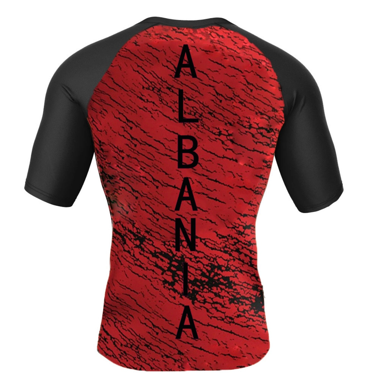 Albania (Shqipëri) Premium Rash Guard - LONG OR SHORT SLEEVE - MADE TO ORDER 2 WEEK DISPATCH