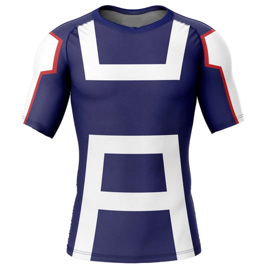 My Hero Academia Premium Short Sleeve Rash Guard - MADE TO ORDER 2 WEEK DISPATCH