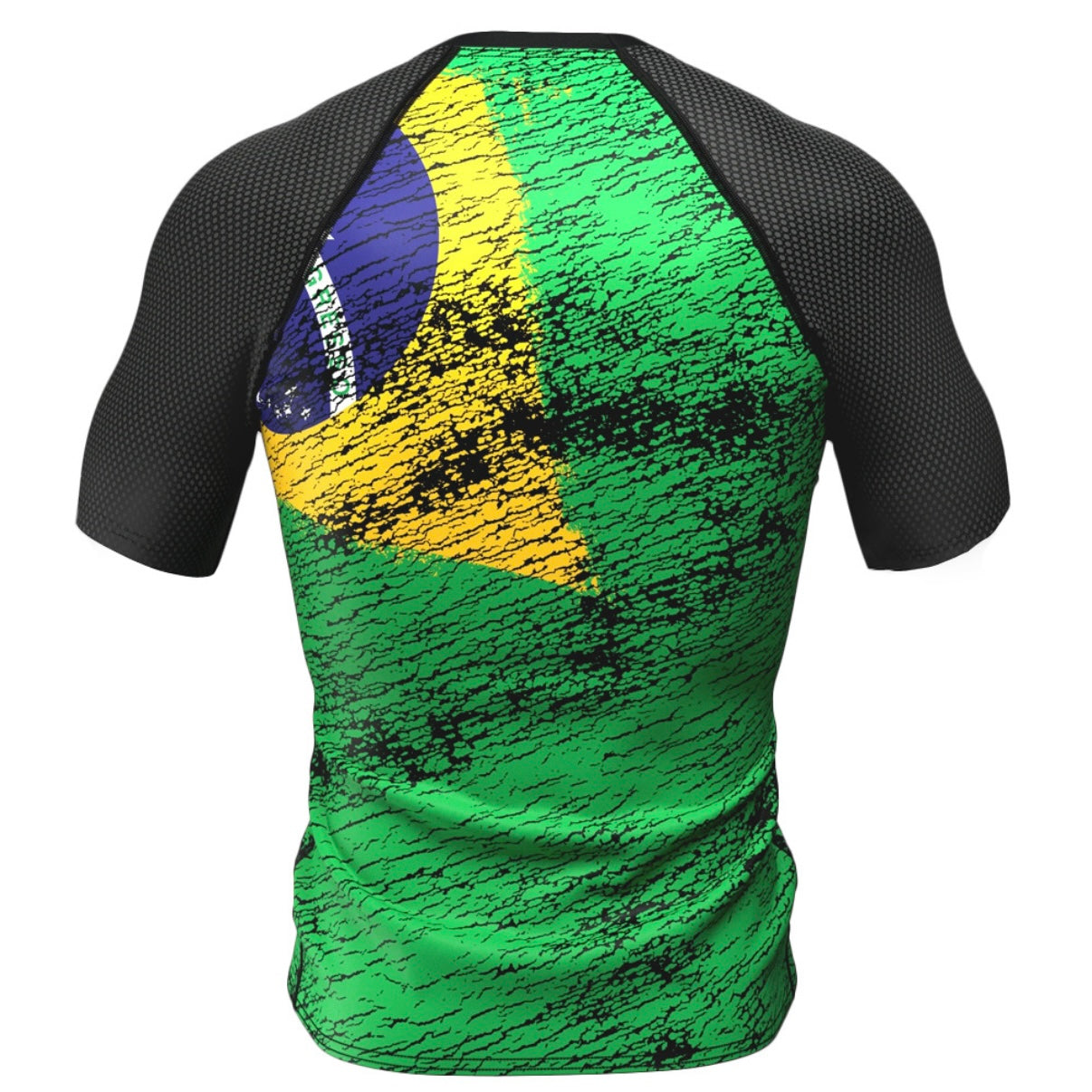 Brazil (Brasil) Premium BJJ Rash Guard - LONG OR SHORT SLEEVE - MADE TO ORDER 2 WEEK DISPATCH