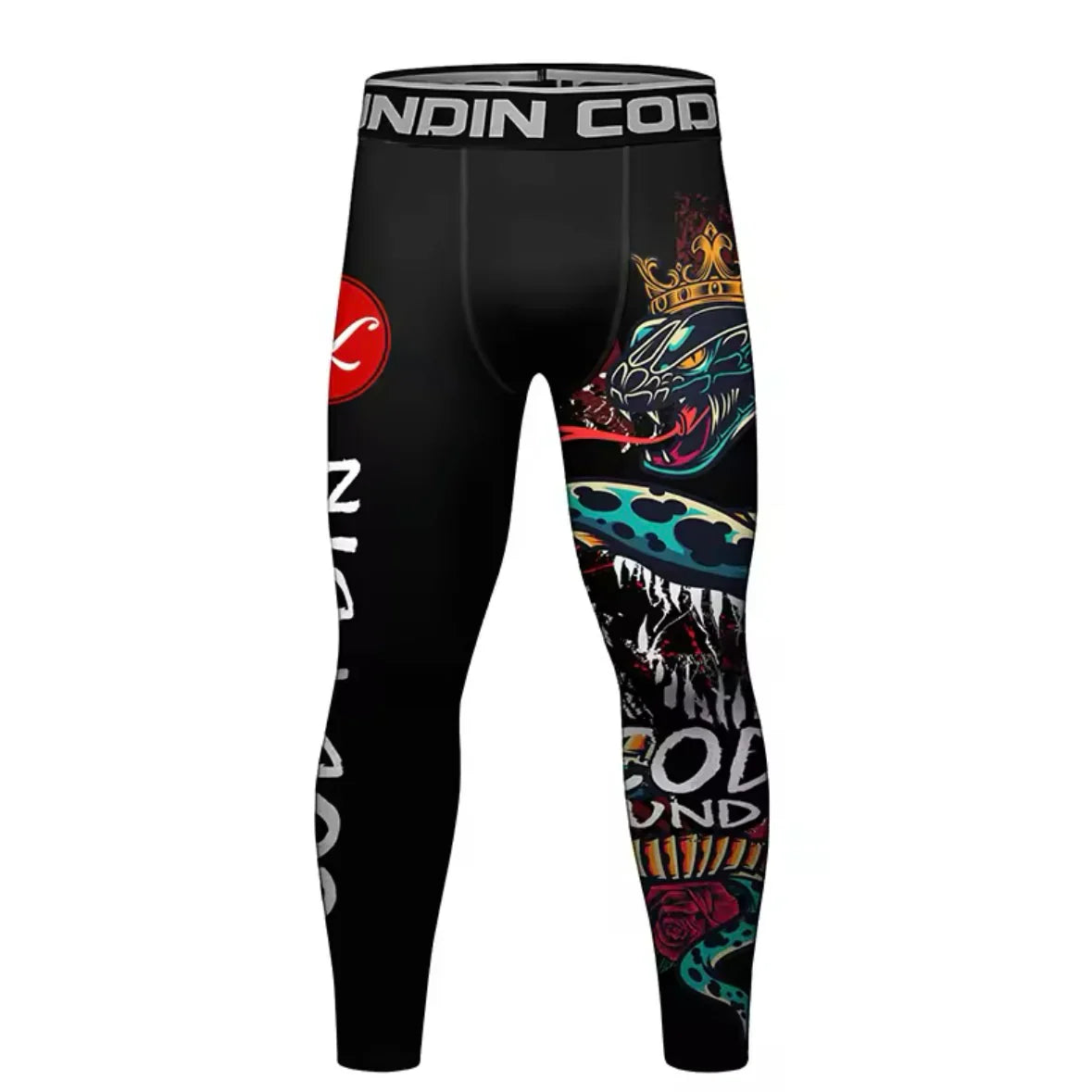 Snake King Premium Compression Spats for BJJ, MMA, Wrestling, CrossFit, Yoga, Running, Cycling, and More - MADE TO ORDER 2 WEEK DISPATCH