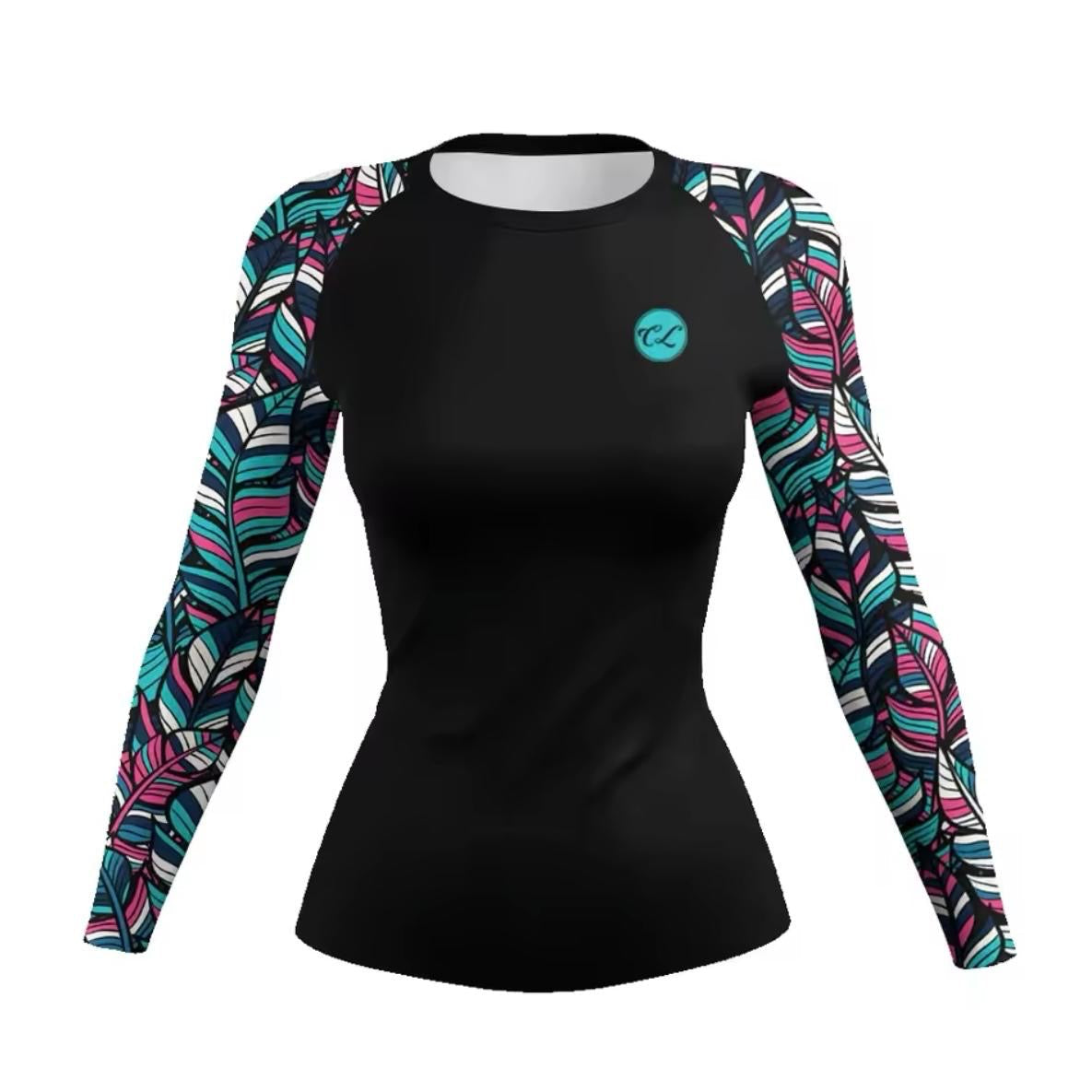Women’s Colourful Roller Premium BJJ / MMA Rash Guard - MADE TO ORDER 2 WEEK DISPATCH