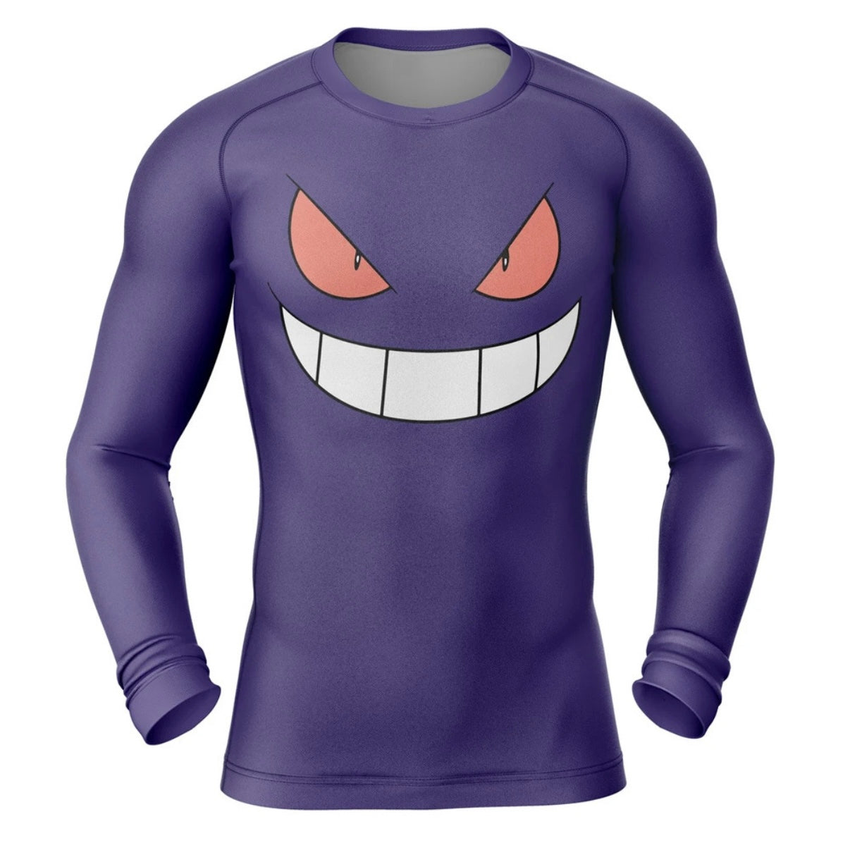 Pokemon Gengar Premium Rash Guard - LONG OR SHORT SLEEVE - MADE TO ORDER 2 WEEK DISPATCH