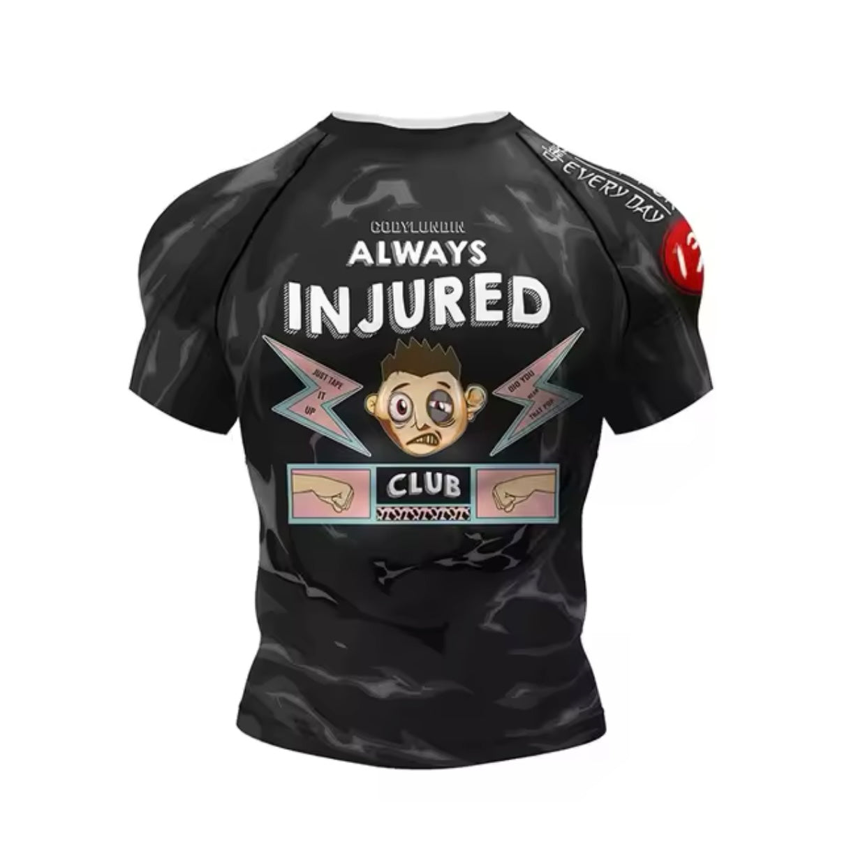 Always Injured Premium BJJ No Gi / MMA Set. Rash Guard, Shorts & Spats - MADE TO ORDER 2 WEEK DISPATCH