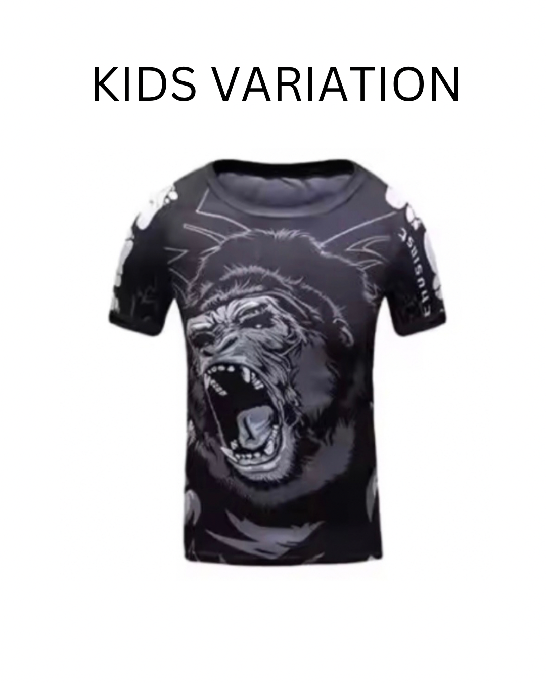 Gorilla Premium BJJ No Gi / MMA Set. Rash Guard, Shorts & Spats - MADE TO ORDER 2 WEEK DISPATCH