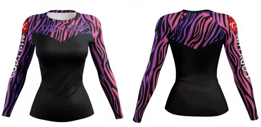 Women’s Purple Haze Premium BJJ / MMA Rash Guard - MADE TO ORDER 2 WEEK DISPATCH