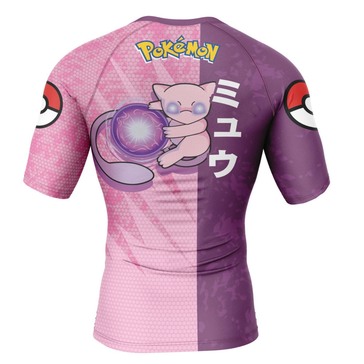 Pokemon Mew Premium Short Sleeve Rash Guard - MADE TO ORDER 2 WEEK DISPATCH