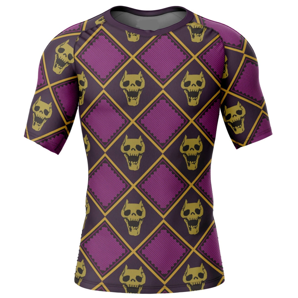 Jojo’s Bizarre Adventure 'Killer Queen Print' Premium Short Sleeve Rash Guard - MADE TO ORDER 2 WEEK DISPATCH