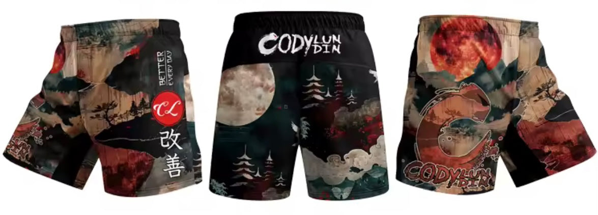Scenic Roller Premium BJJ No Gi Grappling Shorts - MADE TO ORDER 2 WEEK DISPATCH