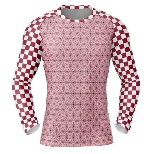 Demon Slayer Nezuko Premium Rash Guard - LONG OR SHORT SLEEVE - MADE TO ORDER 2 WEEK DISPATCH