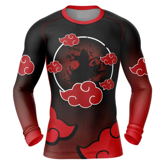 Naruto Itachi Premium Rash Guard - LONG OR SHORT SLEEVE - MADE TO ORDER 2 WEEK DISPATCH