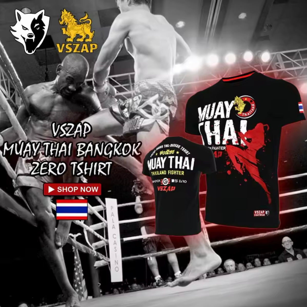 Muay Thai Bangkok Fighter Premium T-Shirt - MADE TO ORDER 2 WEEK DISPATCH