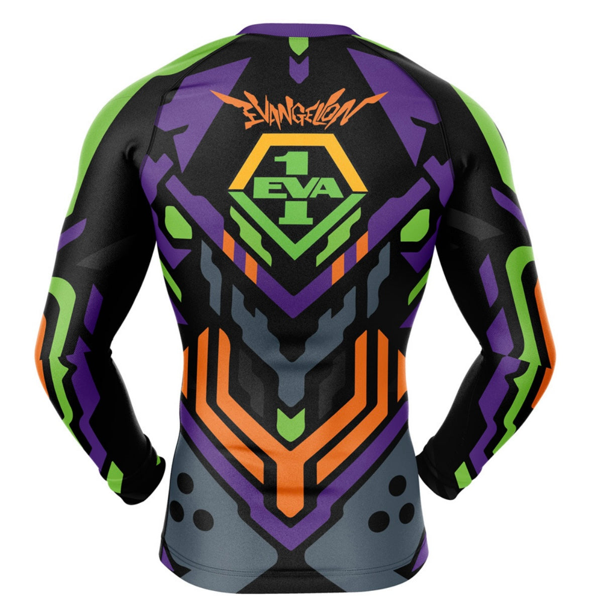 Evangelion Eva 01 Premium Rash Guard - LONG OR SHORT SLEEVE - MADE TO ORDER 2 WEEK DISPATCH