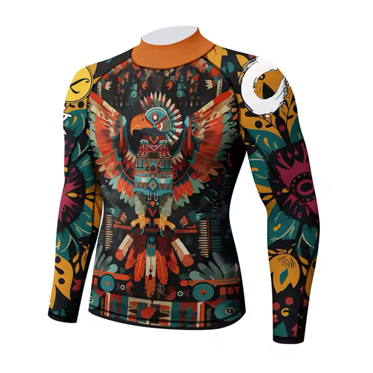 Bird Roller Premium BJJ / MMA High Neck Rash Guard - LONG & SHORT SLEEVE VARIATIONS - MADE TO ORDER 2 WEEK DISPATCH