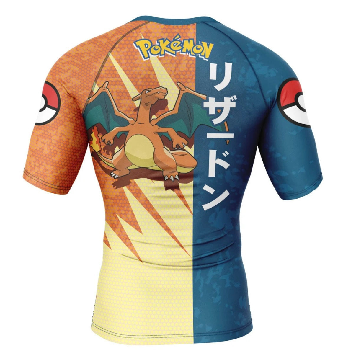 Pokemon Charizard Premium Short Sleeve Rash Guard - MADE TO ORDER 2 WEEK DISPATCH