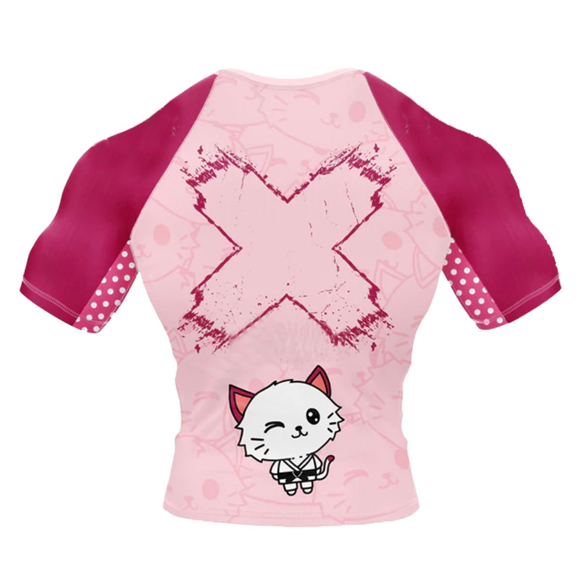 BJJ Cat Premium Rash Guard - LONG OR SHORT SLEEVE - MADE TO ORDER 2 WEEK DISPATCH