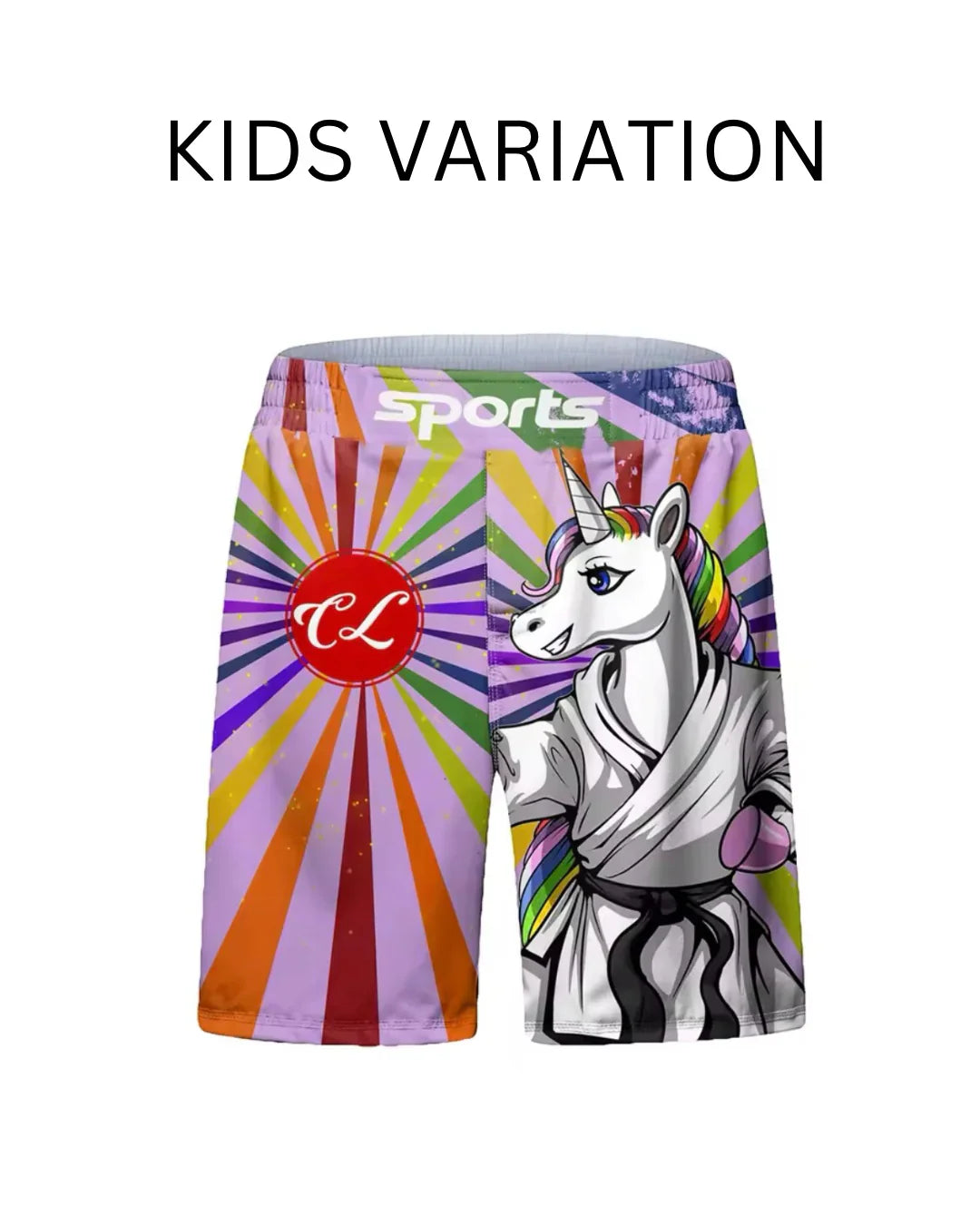 Unicorn Premium BJJ No Gi / MMA Grappling Shorts - MADE TO ORDER 2 WEEK DISPATCH