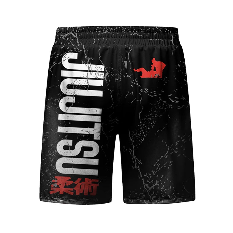 Jiu Jitsu Premium BJJ No Gi Set. Includes Rash Guard, Shorts & Spats