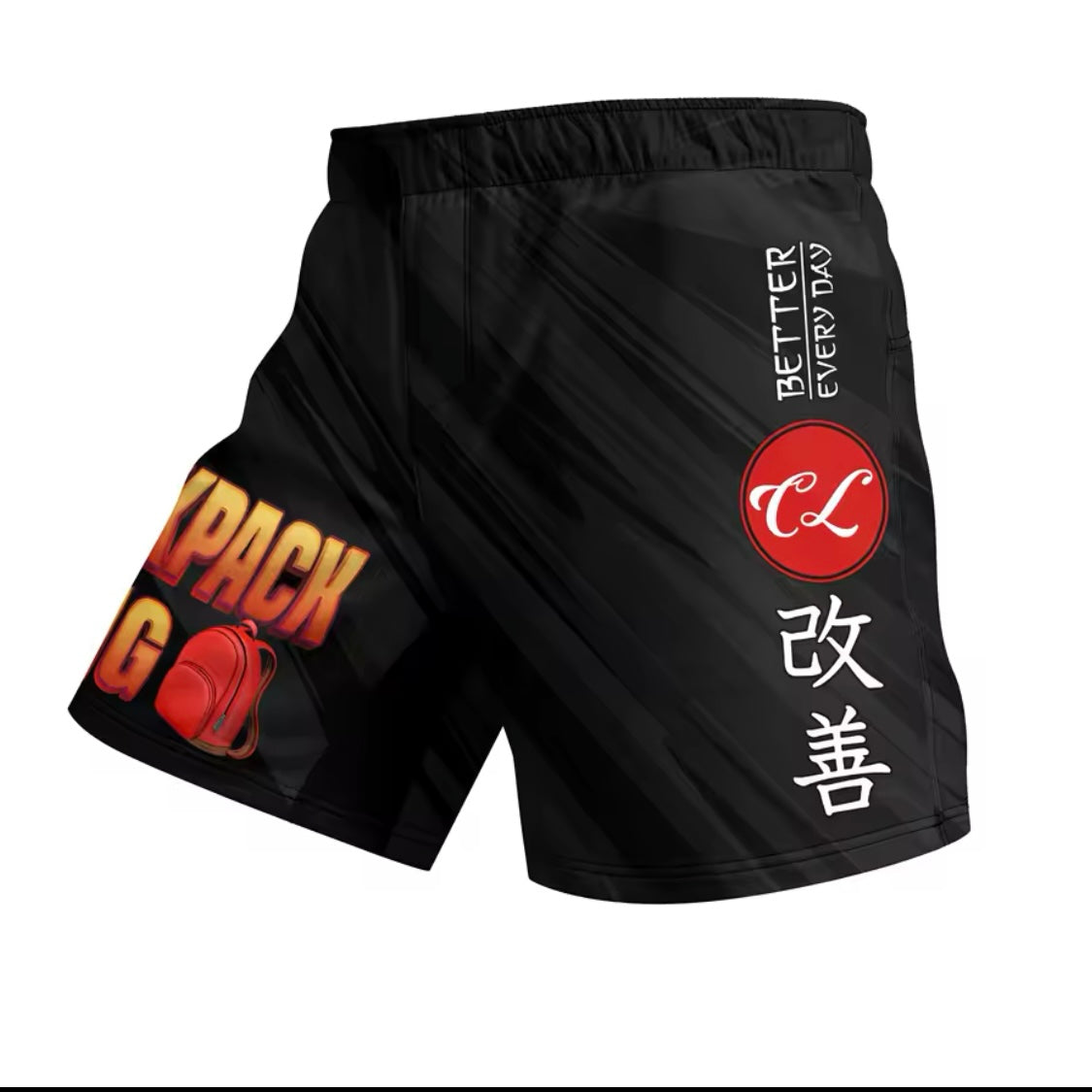Backpack Gang Premium BJJ No Gi / MMA Set. Rash Guard, Shorts & Spats - MADE TO ORDER 2 WEEK DISPATCH