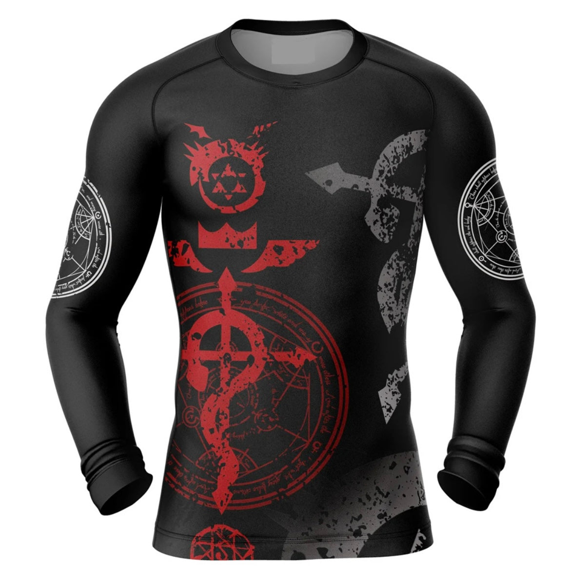 Fullmetal Alchemist Transmutation Circle Premium Rash Guard - LONG OR SHORT SLEEVE - MADE TO ORDER 2 WEEK DISPATCH