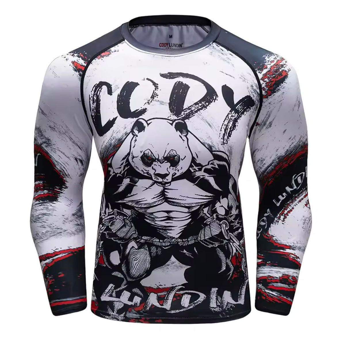 Panda Premium BJJ / MMA Rash Guard - LONG & SHORT SLEEVE VARIATIONS - MADE TO ORDER 2 WEEK DISPATCH