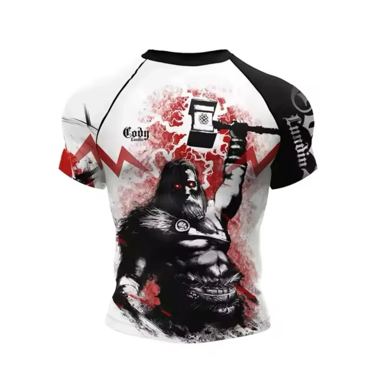 Warrior God Premium BJJ / MMA Rash Guard - LONG & SHORT SLEEVE VARIATIONS - MADE TO ORDER 2 WEEK DISPATCH