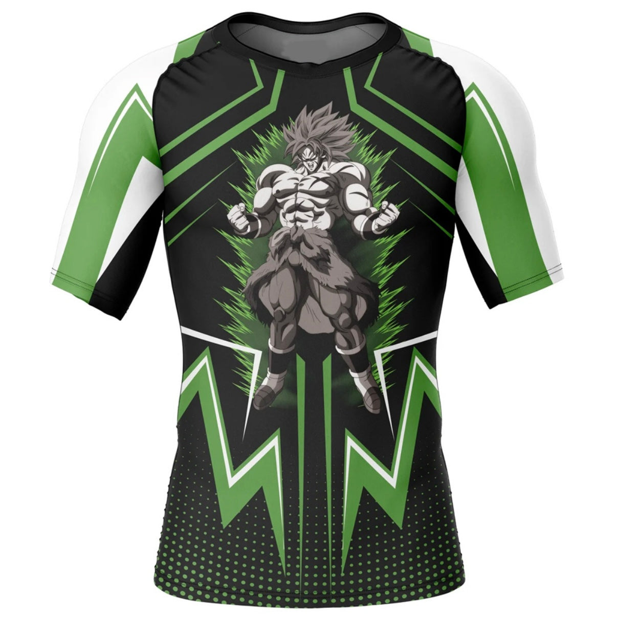 Dragon Ball Z Saiyan Legend Broly Premium Rash Guard - LONG OR SHORT SLEEVE - MADE TO ORDER 2 WEEK DISPATCH
