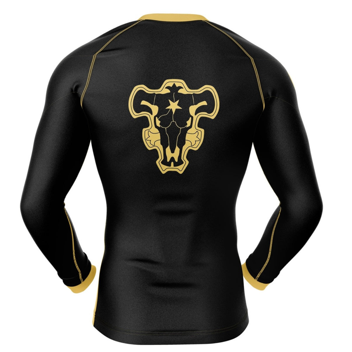 Black Clover Black Bulls Premium Rash Guard - LONG OR SHORT SLEEVE - MADE TO ORDER 2 WEEK DISPATCH