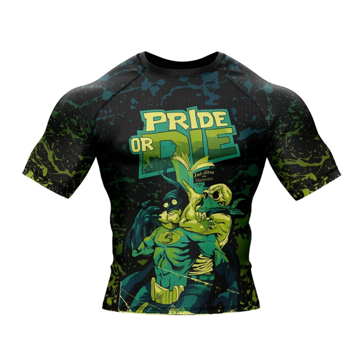Pride or Die Premium Rash Guard - LONG OR SHORT SLEEVE - MADE TO ORDER 2 WEEK DISPATCH