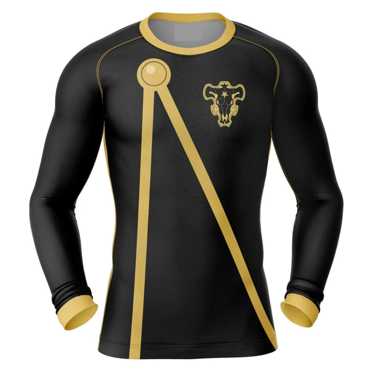 Black Clover Black Bulls Premium Rash Guard - LONG OR SHORT SLEEVE - MADE TO ORDER 2 WEEK DISPATCH