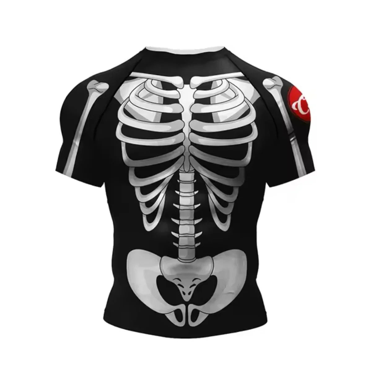 Skeleton Premium BJJ / MMA Rash Guard - LONG & SHORT SLEEVE VARIATIONS - MADE TO ORDER 2 WEEK DISPATCH