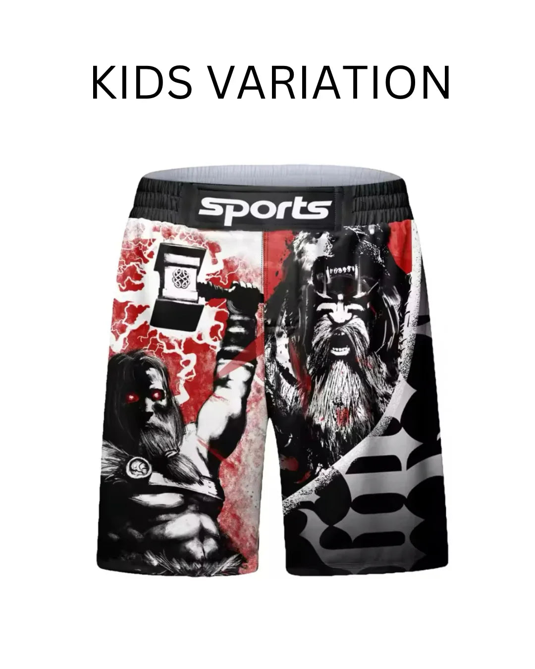 Warrior God Premium BJJ No Gi / MMA Grappling Shorts - MADE TO ORDER 2 WEEK DISPATCH