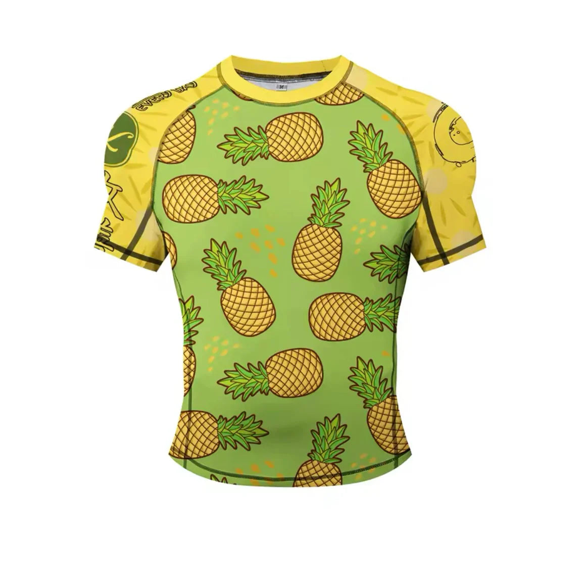 Pineapple Premium BJJ / MMA Rash Guard - LONG & SHORT SLEEVE VARIATIONS - MADE TO ORDER 2 WEEK DISPATCH