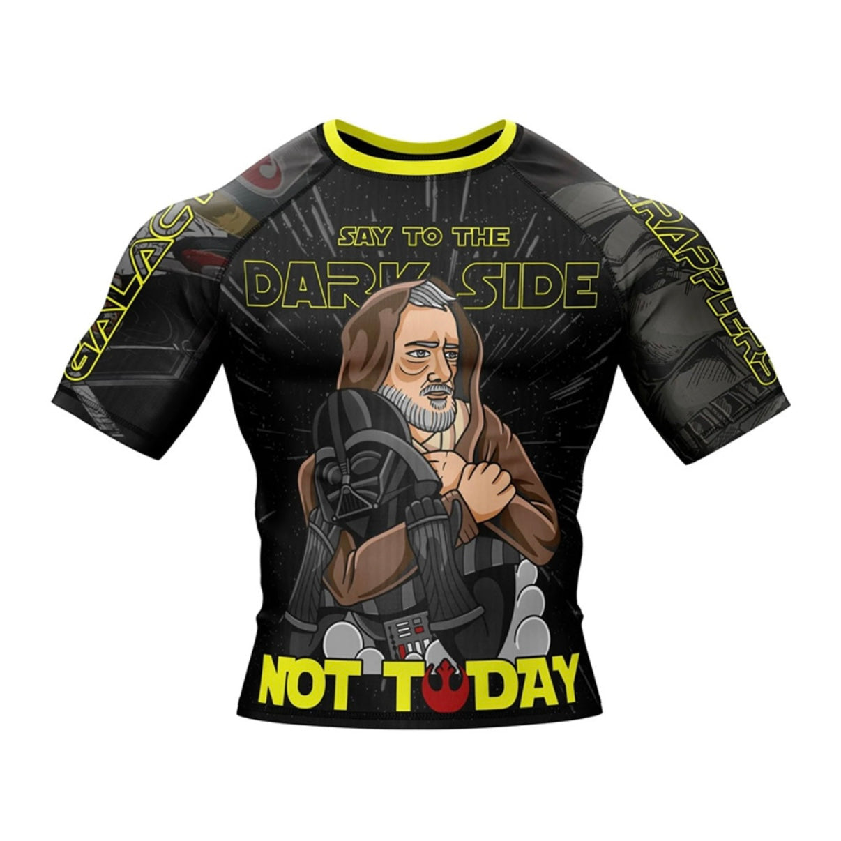 Star Wars Dark Side Choke Premium BJJ / MMA Rash Guard - LONG OR SHORT SLEEVE - MADE TO ORDER 2 WEEK DISPATCH