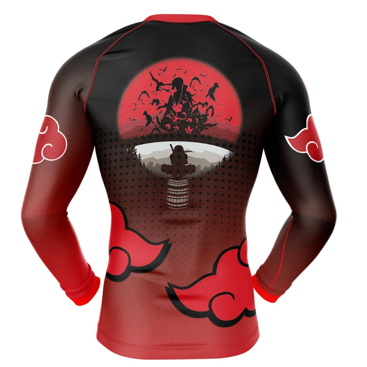 Naruto Itachi Premium Rash Guard - LONG OR SHORT SLEEVE - MADE TO ORDER 2 WEEK DISPATCH