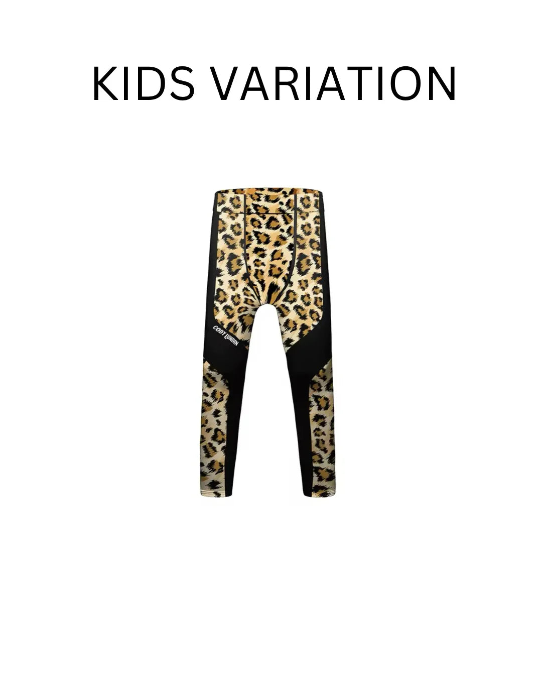 Leopard Premium Compression Spats for BJJ, MMA, Wrestling, CrossFit, Yoga, Running, Cycling, and More - MADE TO ORDER 2 WEEK DISPATCH