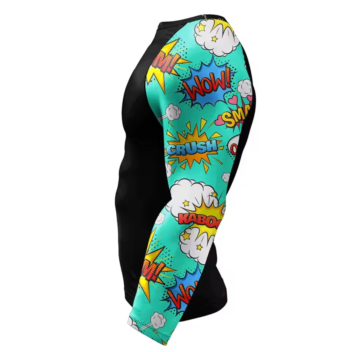 Comic Premium BJJ No Gi / MMA Set. Rash Guard, Shorts & Spats - MADE TO ORDER 2 WEEK DISPATCH