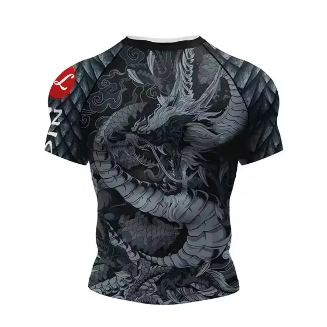 Black Dragon Premium BJJ / MMA Rash Guard - LONG & SHORT SLEEVE VARIATIONS - MADE TO ORDER 2 WEEK DISPATCH