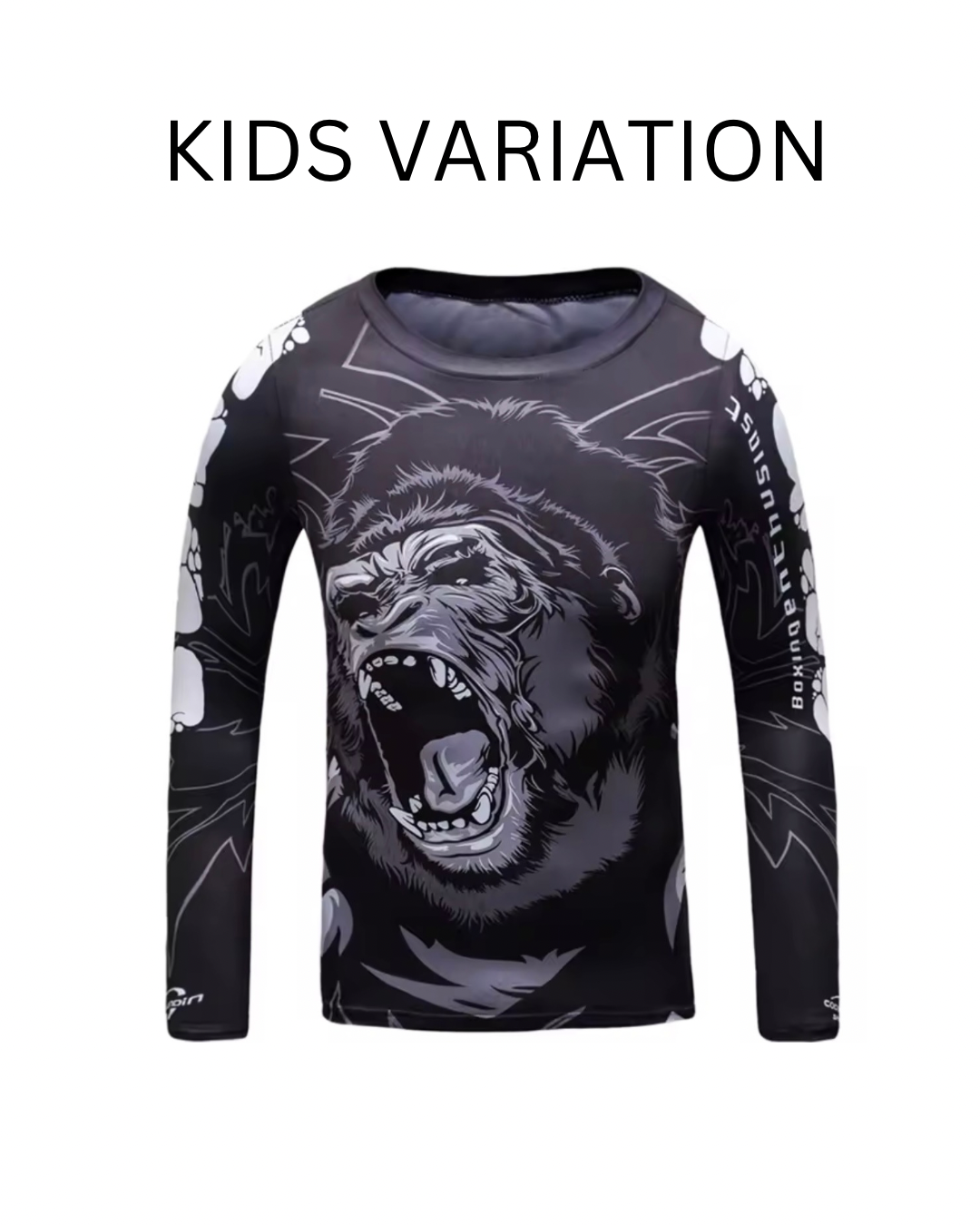 Gorilla Premium BJJ No Gi / MMA Set. Rash Guard, Shorts & Spats - MADE TO ORDER 2 WEEK DISPATCH