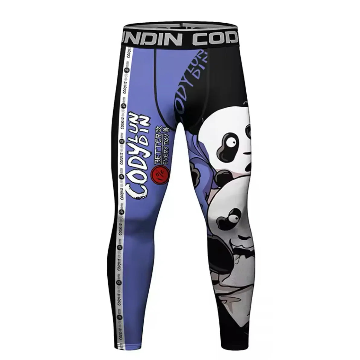Judo Panda Premium Compression Spats for BJJ, MMA, Wrestling, CrossFit, Yoga, Running, Cycling, and More - MADE TO ORDER 2 WEEK DISPATCH