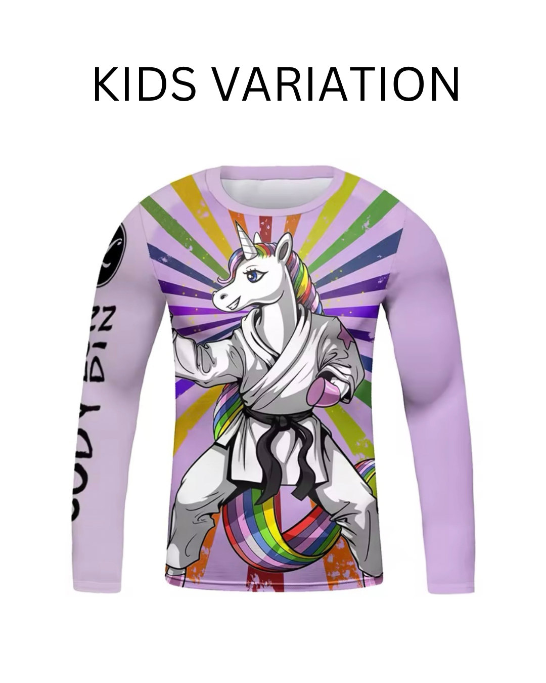 Unicorn Premium BJJ / MMA Rash Guard - LONG & SHORT SLEEVE VARIATIONS - MADE TO ORDER 2 WEEK DISPATCH