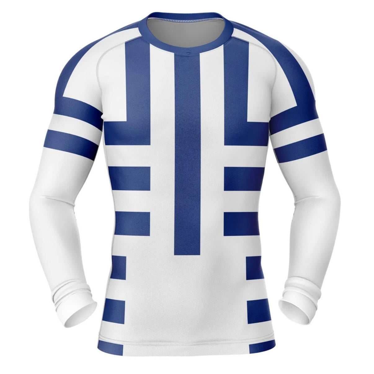 Demon Slayer Akaza Premium Rash Guard - LONG OR SHORT SLEEVE - MADE TO ORDER 2 WEEK DISPATCH