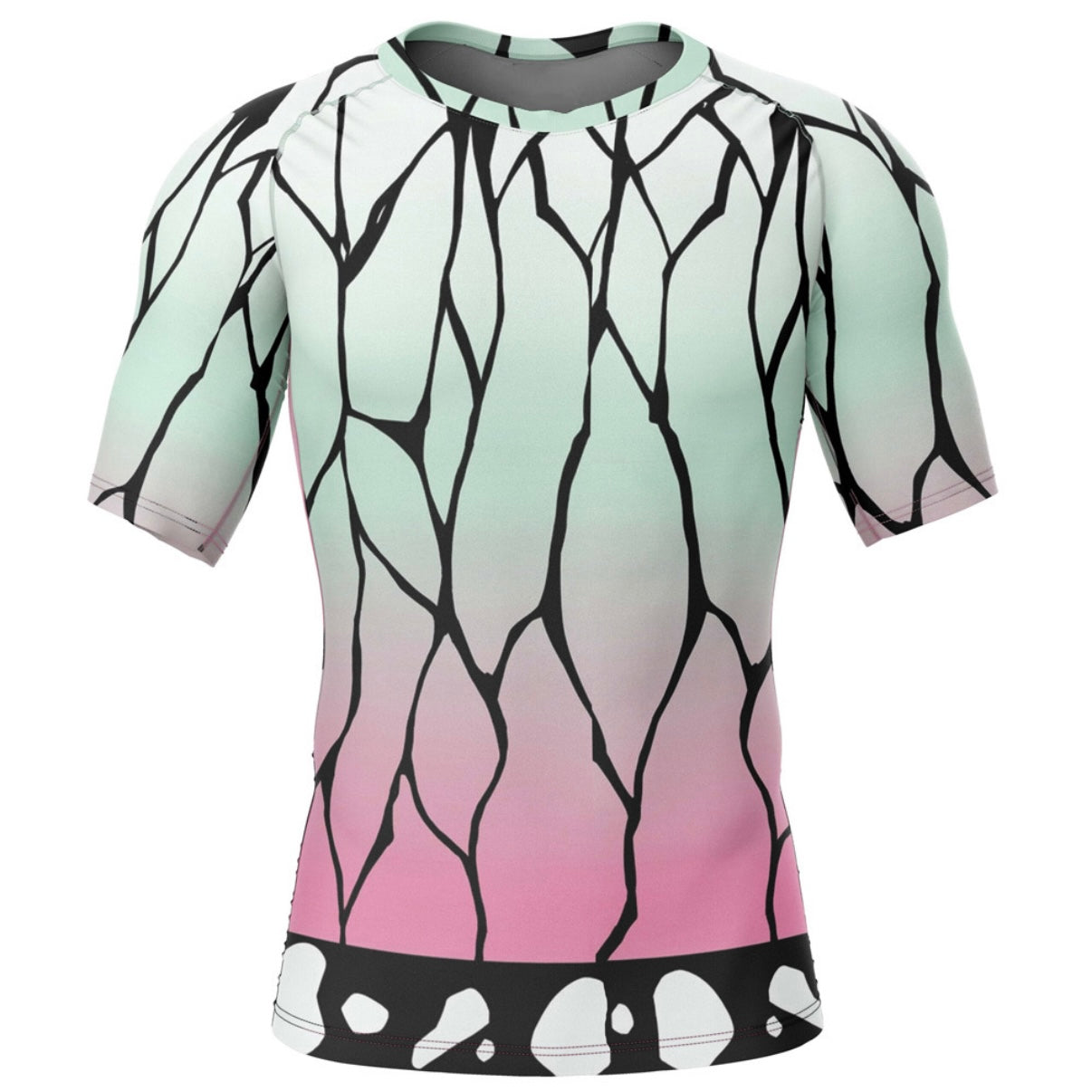 Demon Slayer Shinobu Premium Rash Guard - LONG OR SHORT SLEEVE - MADE TO ORDER 2 WEEK DISPATCH