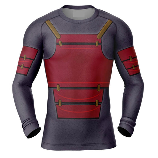 Naruto Uchiha Madara Premium Rash Guard - LONG OR SHORT SLEEVE - MADE TO ORDER 2 WEEK DISPATCH