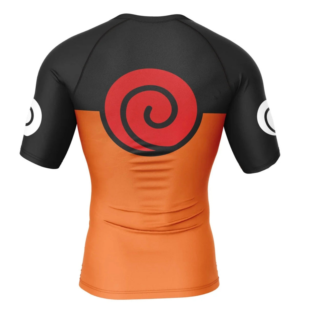 Naruto Uzumaki White Symbol Premium Rash Guard - LONG OR SHORT SLEEVE - MADE TO ORDER 2 WEEK DISPATCH