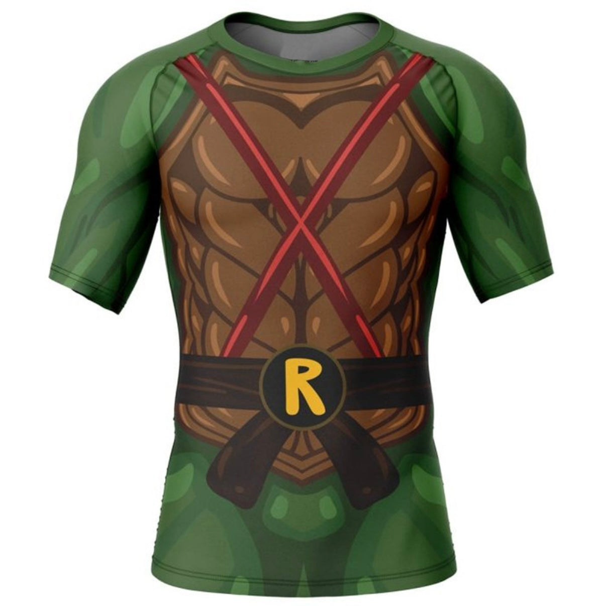 Teenage Mutant Ninja Turtle Raphael Premium Short Sleeve Rash Guard - MADE TO ORDER 2 WEEK DISPATCH