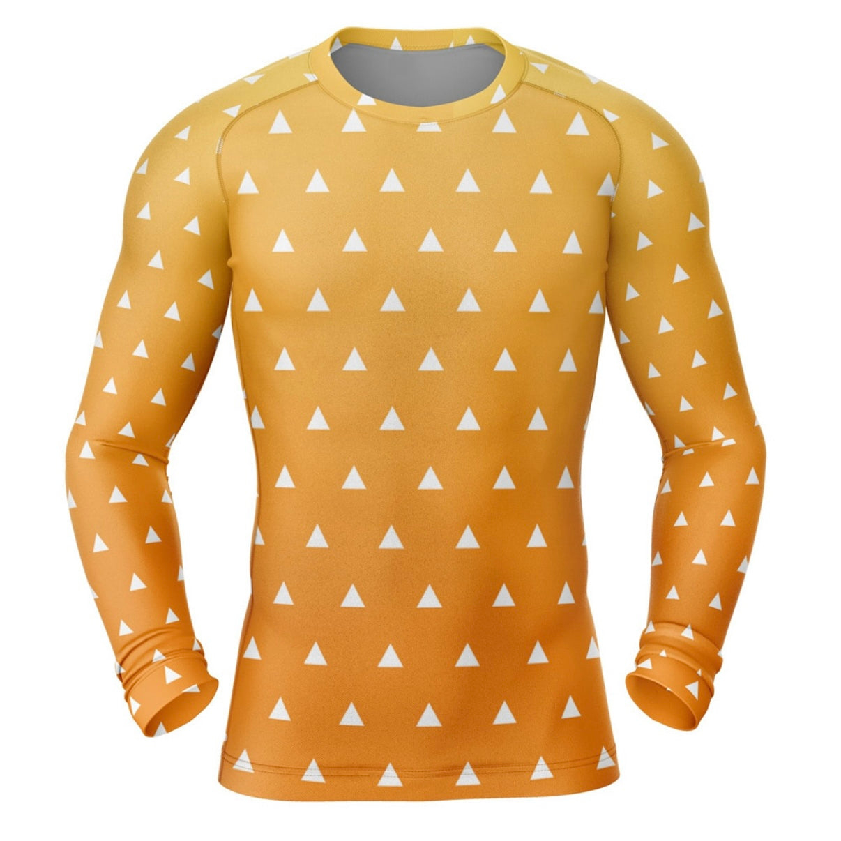 Demon Slayer Zenitsu Agatsuma Premium Rash Guard - LONG OR SHORT SLEEVE - MADE TO ORDER 2 WEEK DISPATCH