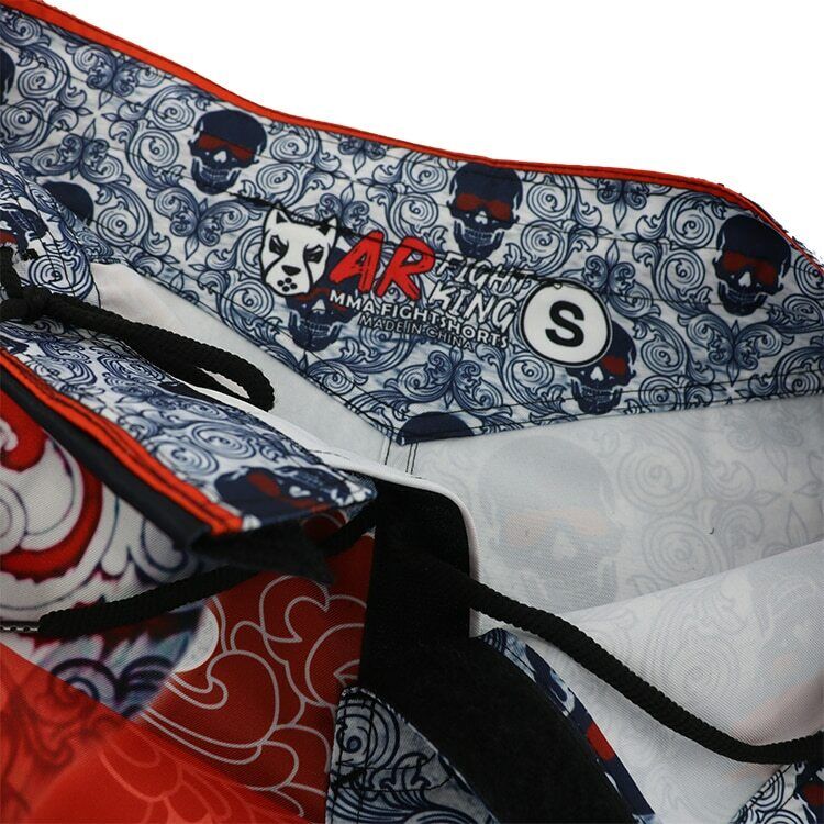 Red Cross Skull Premium MMA Grappling Shorts - MADE TO ORDER 2 WEEK DISPATCH